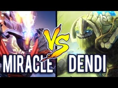 Miracle- vs NaVi Dendi 9k MMR Power Is Real Dota 2