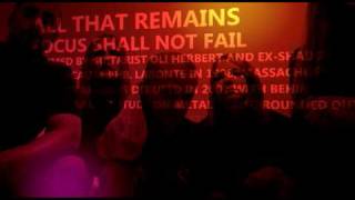 All That Remains - Focus Shall Not Fail (Better Sound Quality)