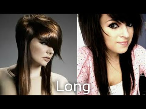 Emo girl hairstyles for long hair Emo haircut long...