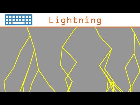 Lightning Effect In Java Processing