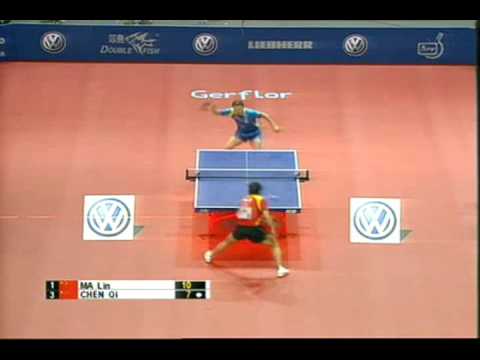 Chen Qi vs Ma Lin 2008 ITTF Pro Tour