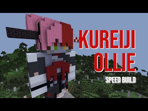 I build Kureiji Ollie statue in Minecraft