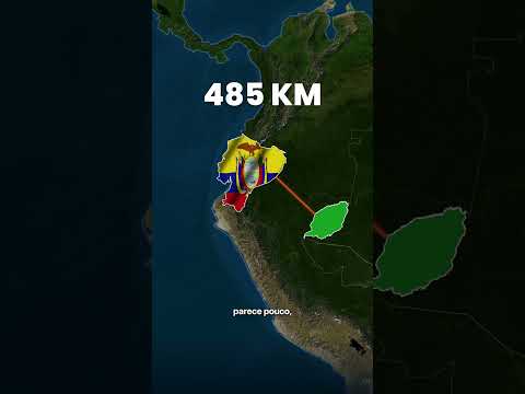Qual país quase faz fronteira com o Brasil, mas não faz?