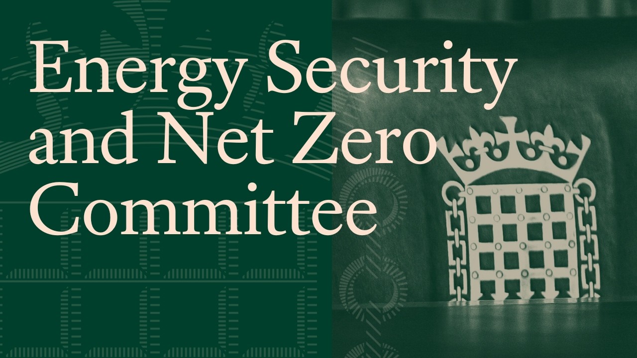 The cost of energy - Energy Security and Net Zero Committee