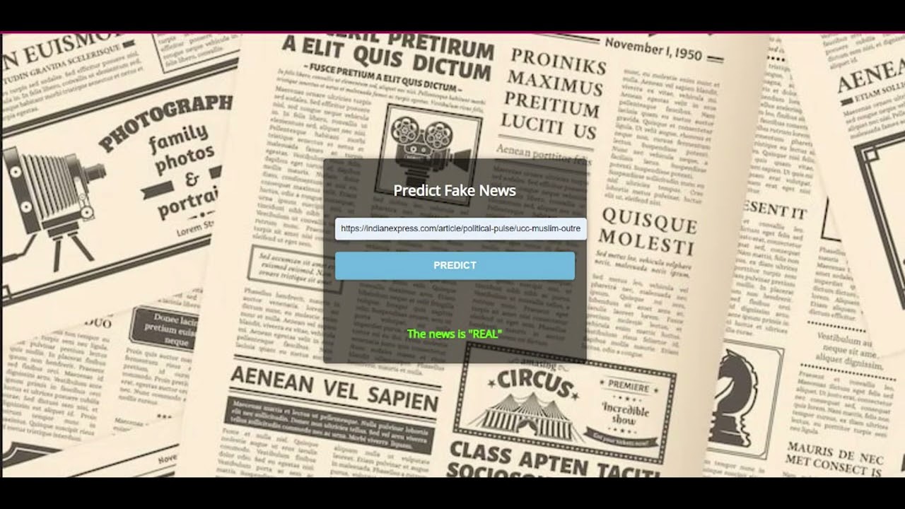 Fake News Analysis in Social Media Using IBM Watson | project demo video