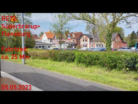 Mitfahrt im RE72: von Süderbrarup nach Flensburg | Schleswig-Holstein