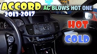 AC Blows cold one side hot other side on 2013 2017 Accord