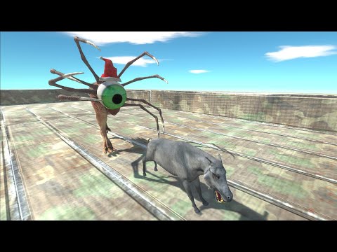 Escape from ALIEN SANTA - Animal Revolt Battle Simulator
