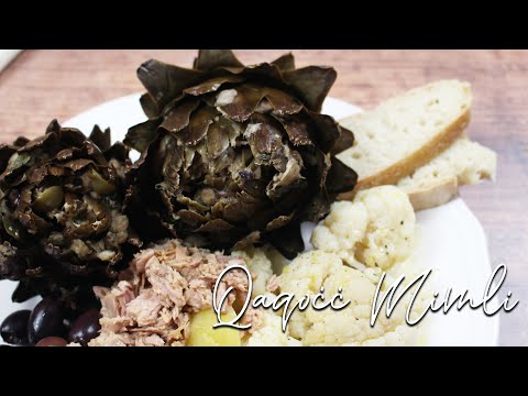 Qaqoċċ Mimli - Stuffed artichokes