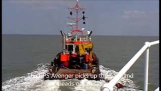 MV Ross Revenge - Tilbury to The Blackwater 31 7 14 (Radio Caroline - Steve Anthony )