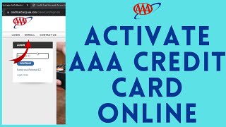 How to Activate AAA Credit Card Online (2023)