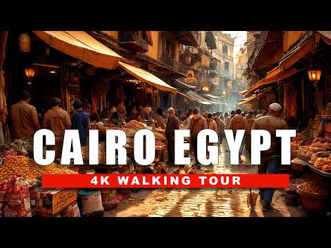 4K Cairo, Egypt Walking Tour | Inside Cairo's BIGGEST Street Markets!