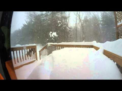 24 hour Time lapse Blizzard Juno of 2015