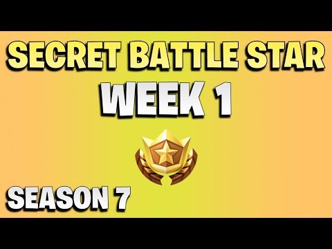 Secret battle star week 1 -  Fortnite Season 7