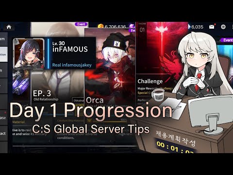 [Counter Side] First Day Progression Tips | Global Server Tips