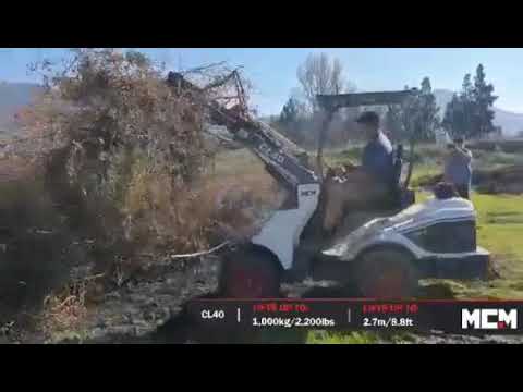 CL40 Compact Loader Perfect For Removal Services with the Grapple Attachment