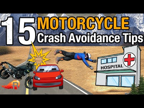 15 CRASH AVOIDANCE Tips for MOTORCYCLE Riders