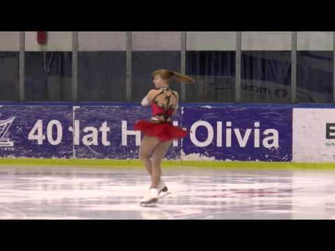 2 Oliwia RZEPIEL POL SP Junior Ladies ISU WDT 2016 Gdansk
