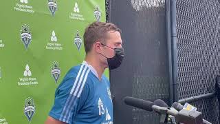 Sounders Jordan Morris on turning the corner during rehab