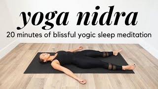 Yoga Nidra - 20 Minutes of Blissful Yogic Sleep Meditation for Relaxation and Healing