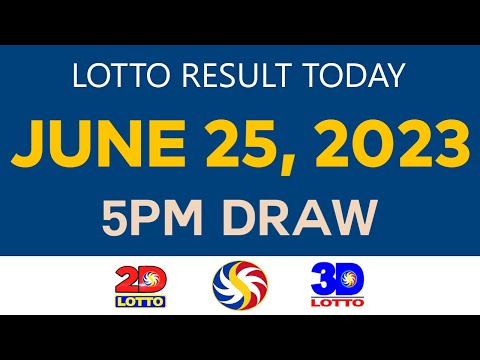 [Sunday] Lotto Result Today JUNE 25 2023 5pm Ez2 Swertres 2D 3D 6/49 6/58 PCSO