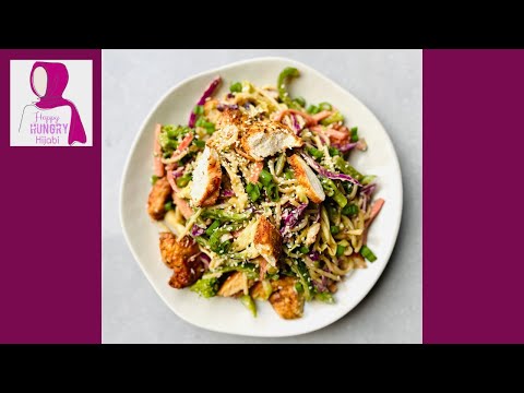 Crunchy Thai Noodle Salad With Creamy Peanut Dressing