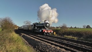 4965 Rood Ashton Hall steaming through the chill with the Oxfordshire Explorer 21/11/2015