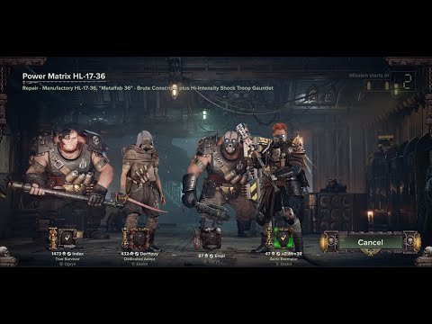 Darktide Brute Conscripts Auric Damnation HISTG Power Matrix