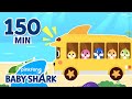 ALL The Baby Shark Bus Goes Round And Round Compilation Of Stories Baby Shark Official
