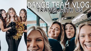 COLLEGE DANCE TEAM TRAVEL VLOG | Bryant University Dance Team