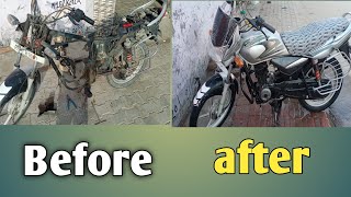 bajaj Platina 2008 model full modification Garry Auto spare parts and repairs
