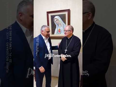 Dom Adair, bispo de Formosa/GO, foi visitado por Alfredo Gaspar,  candidato a vice-presidente.
