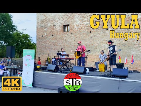 Gyula Hungary 🇭🇺 Summer 2022 Festival [25 min] 4k UHD