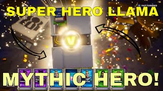 Fortnite - SUPER HERO LLAMA w/VINDERTECH LLAMA | MYTHIC HERO | Fortnite Llama Opening