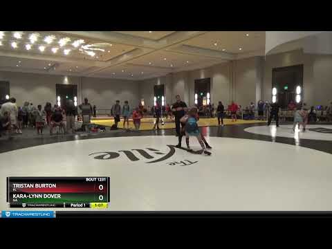 98 Lbs 3rd Place Match - Tristan Burton, FL Vs Kara-Lynn Dover, GA F537