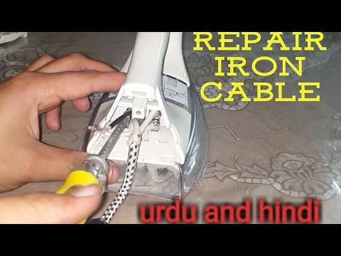 How to repair dry iron cable