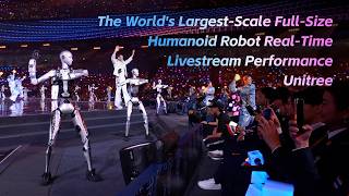 The World's Largest-Scale Full-Size Humanoid Robot Real-Time Livestream Performance