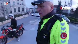 Trafik Tartışmasında Gerçeği Kask Kamerası Ortaya Çıkardı