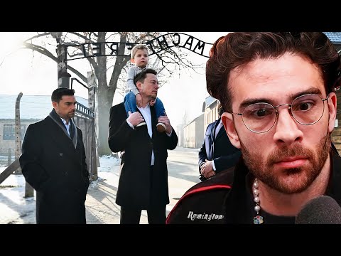 Ben Shapiro & Elon Musk Visit Auschwitz | Hasanabi reacts