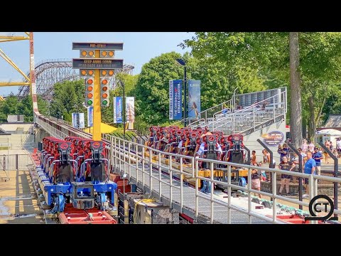Top Thrill Dragster Off-Ride Cedar Point, OH \\ 4K60FPS - No Copyright
