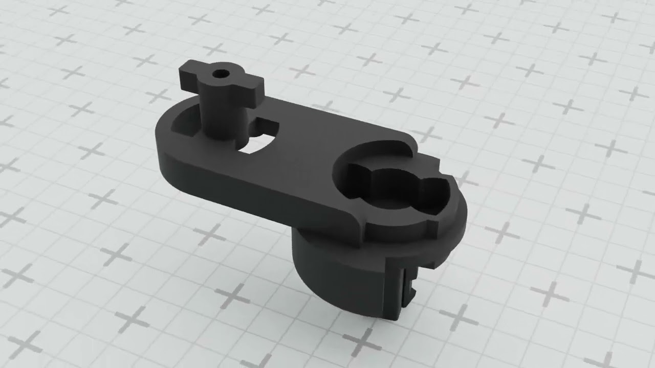 Oven flap part of motor for Passat Volkswagen Golf 1K1907511C 3D Print Model