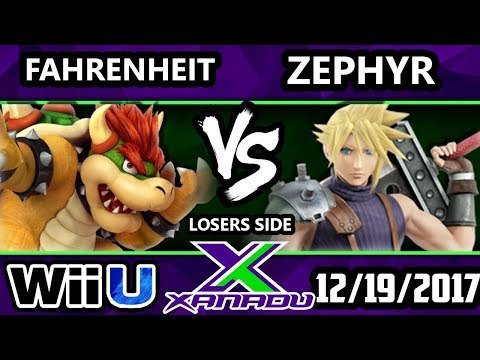 S@X 233 Smash 4 - Fahrenheit (Bowser) Vs. Zephyr (Cloud) - SSB4 Losers Sevenths - Smash for Wii U.