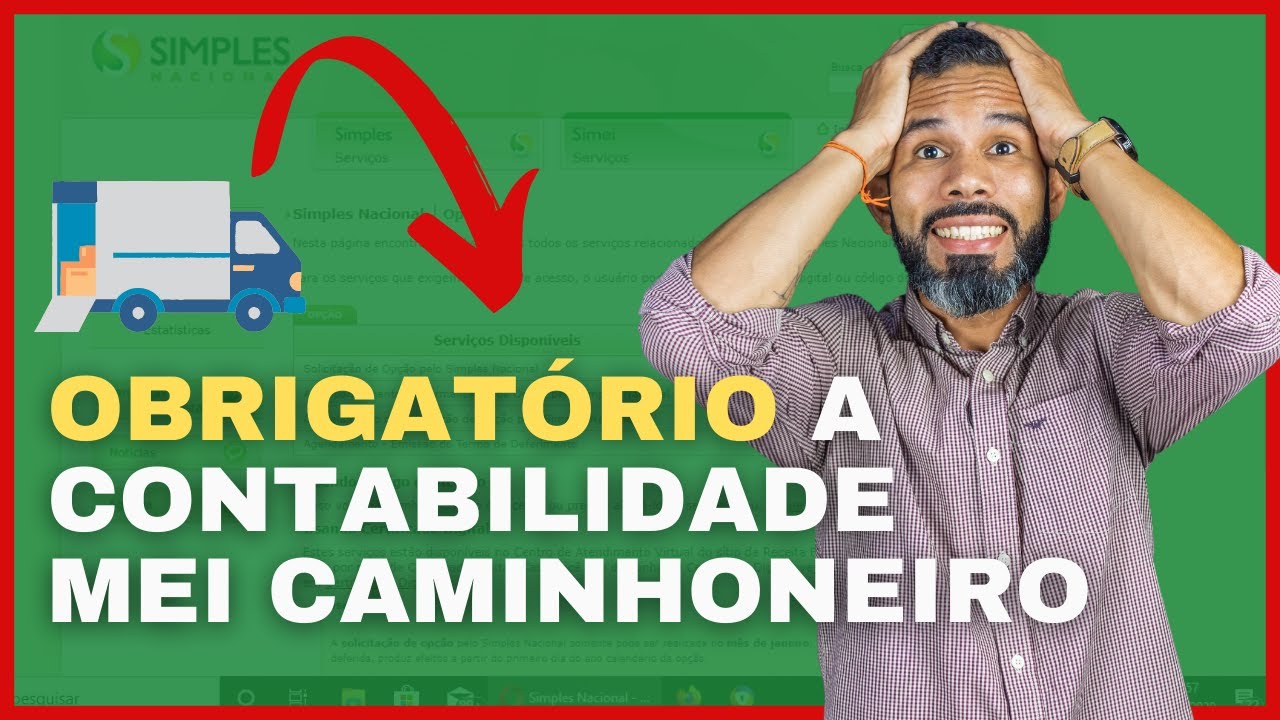 URGENTE!  Contabilidade obrigatória para MEI caminhoneiro