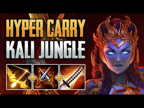 LATE GAME MONSTER! Kali Jungle Gameplay (SMITE Conquest)