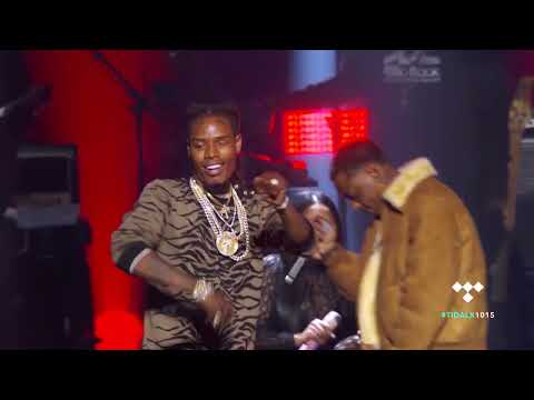 Nicki Minaj with Fetty Wap at Tidal live