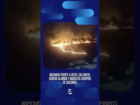 🔥Incendio frente al Hotel Valle Dorado, en jurisdicción de Cantel, Quetzaltenango