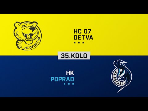 35.kolo HC 07 Detva - HK Poprad HIGHLIGHTS