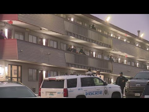 Police seeking homicide suspect found him shot dead inside hotel room