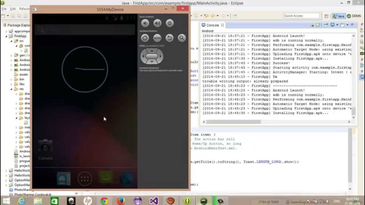 Free Android Application Development Tutorial 19 - Create Sub menu