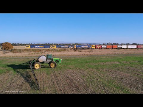 4PM4 Pacific National Steel Train With NR51 NR32 NR1 & Bonus Container Loading (26/5/2024) - PoathTV